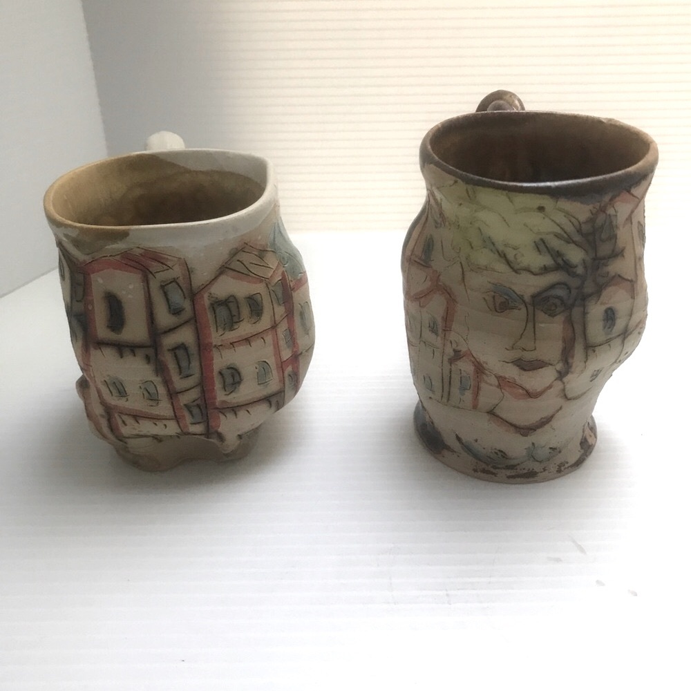 Vintage made Pottery Mugs